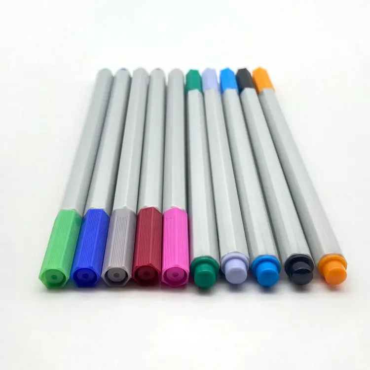 factory oem washable 12 24 36 48 colours micro fineliner color drawing marker pen 0.2mm 0.4 mm