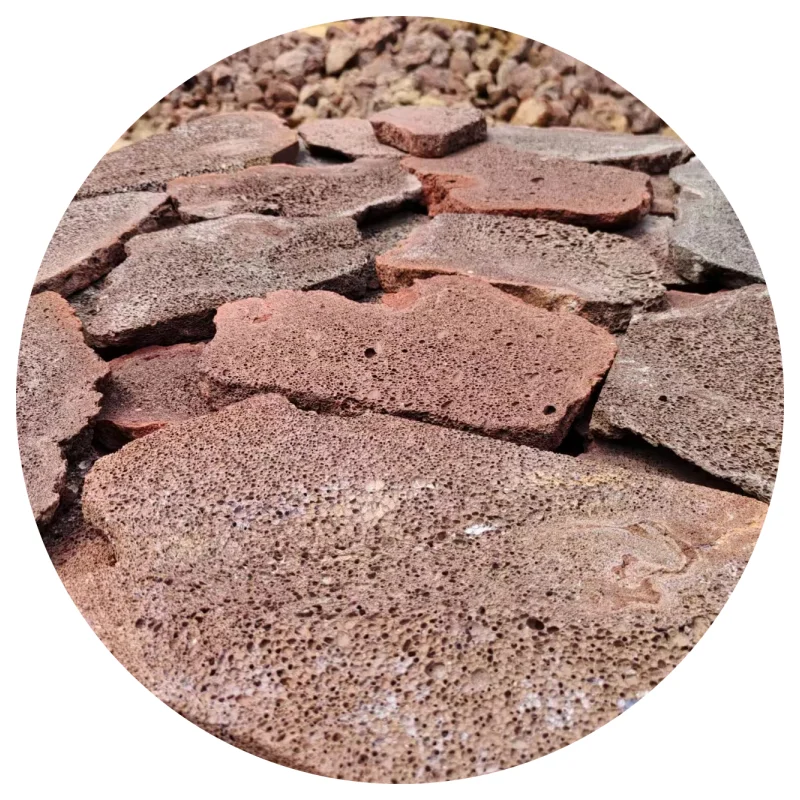 Wholesale Red Large Lava Rock for Aquarium Pumice Price Basalt Stones Black Tumbled Volcanic Stone Pool Water Filter