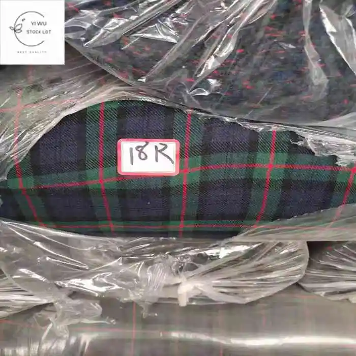 
 Хит продаж, бархатная ярдовая окрашенная ткань CVC в наличии в Китае  