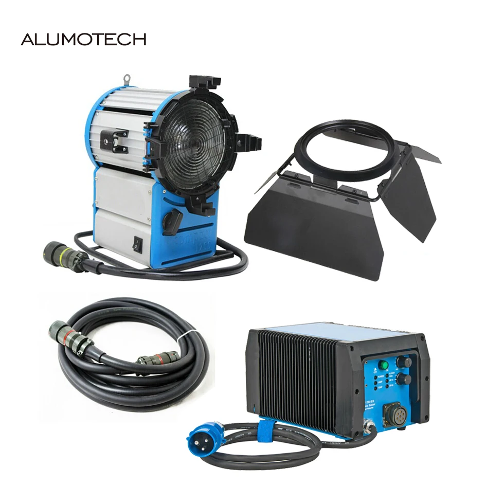 Светильник ALUMOTECH HMI 1200 Вт + до 1000 Гц 1200 Вт и 575 Вт с балластом E-Ballast без мерцания + кабель 7 м Pro для фотостудии