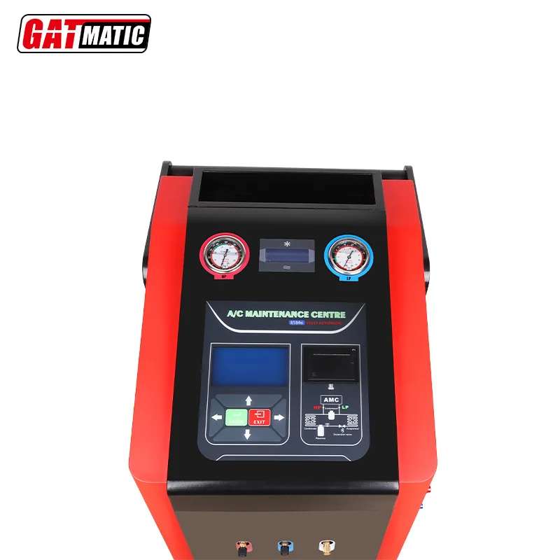 Wholesale Car AC Recharge Recharging Refrigerant Gas Service Station Fully Auto Recovery And Refregirating Machine