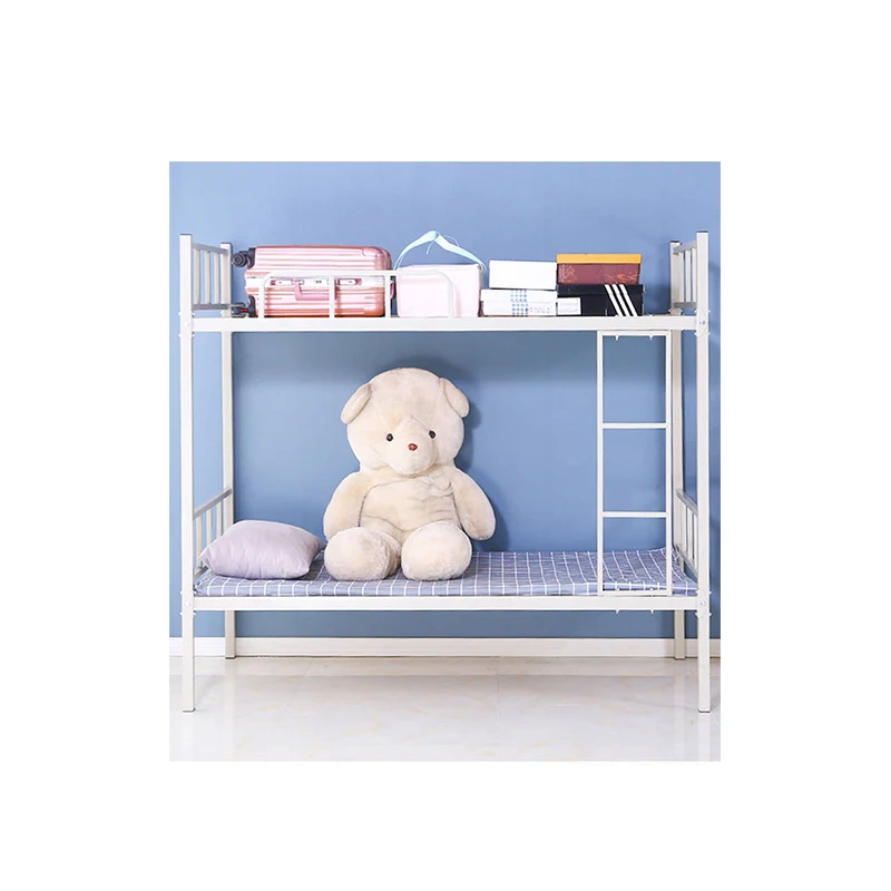 Modern  strong Wholesale Metal Beds  double bunk bed Student Dormitory Hotel  metal bed