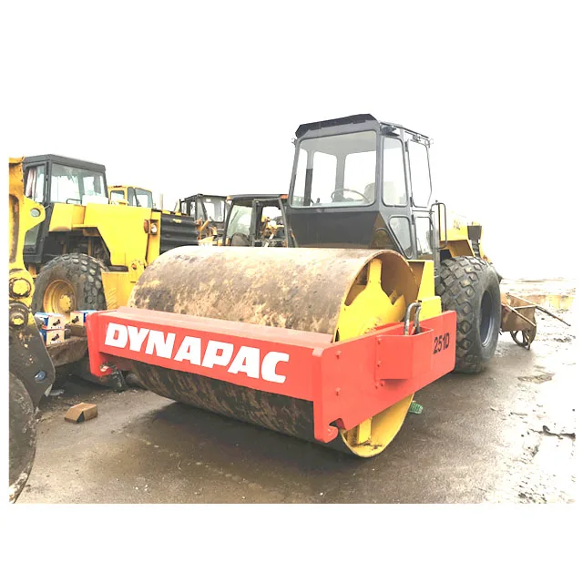Подержанный дорожный каток Dynapac CA251D одиночная сталь/Уплотнители
