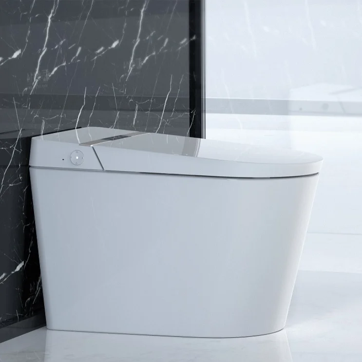 European style 110V/220V s-trap toilet CUPC floor toilet automatic intelligent smart toilet with CUPC