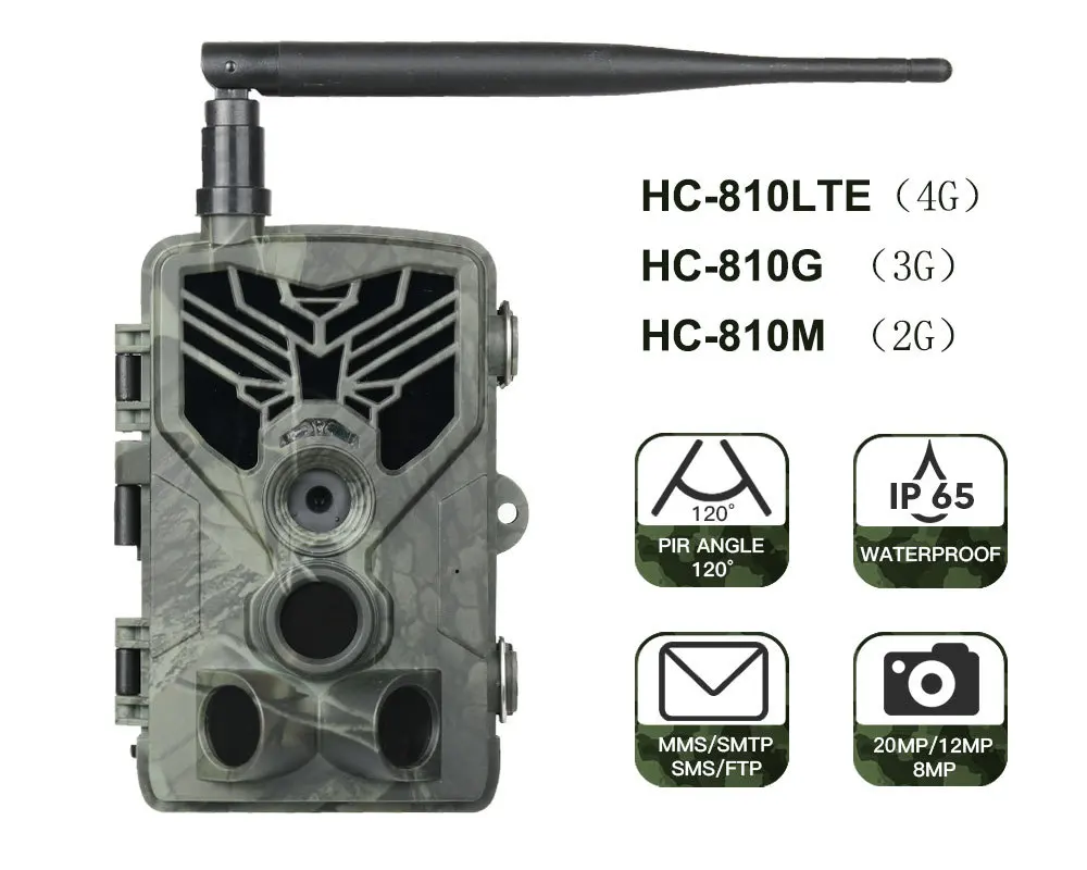 HC-810M 2G Hunting Wireless 1080P MMS P SMS Waterproof Infrared Night Vision Wildlife Trail Camera 0