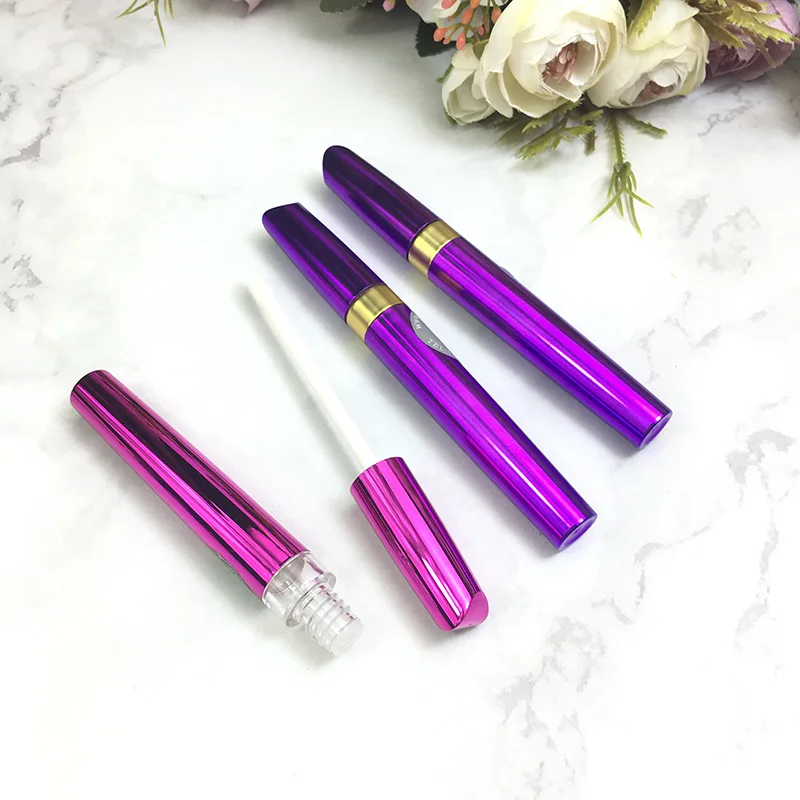 Private Label Color tube lip gloss kosong Waterproof round lip gloss container Colors vitamin e lip gloss