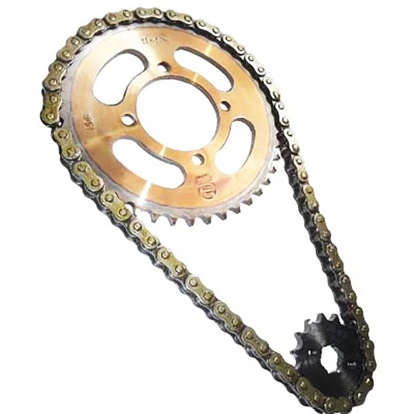 
motorcycle spare parts CG125 1045 steel 428H motorcycle chain and sprocket kits 