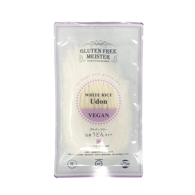 Gluten free rice flour high quality vegan fresh udon noodles