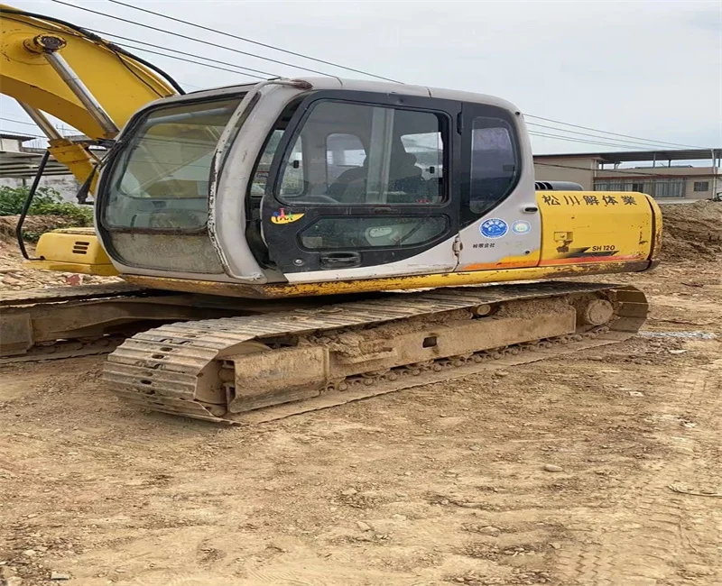 Used original Japan SUMITOMO SH120 Excavator WITH running CONDITION construction machine for sale
