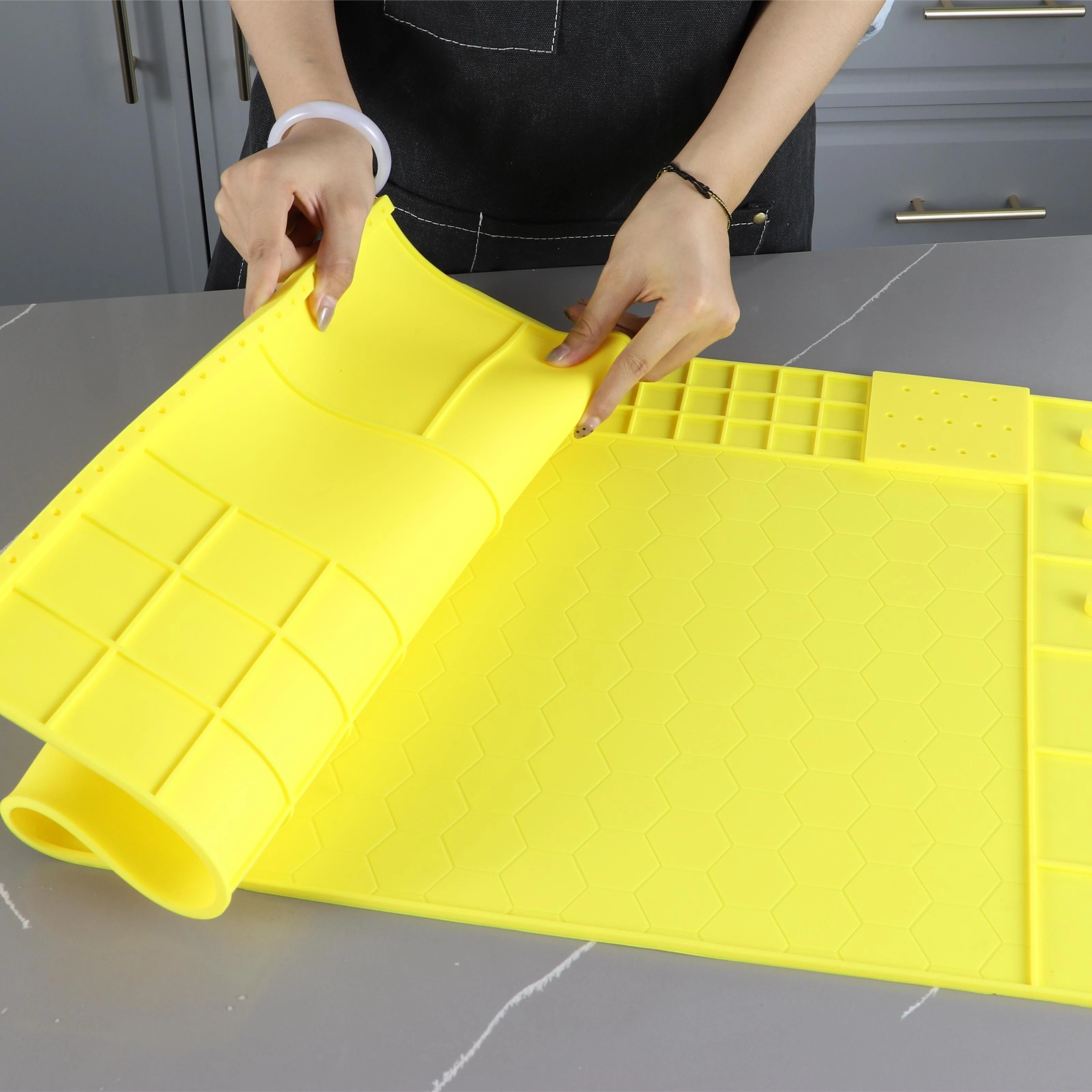 Silicone Coffee Tools Mat for Baristas Heat Insulated Pad Repair Pad Insulation Heat-Resistant Soldering Platform Pad