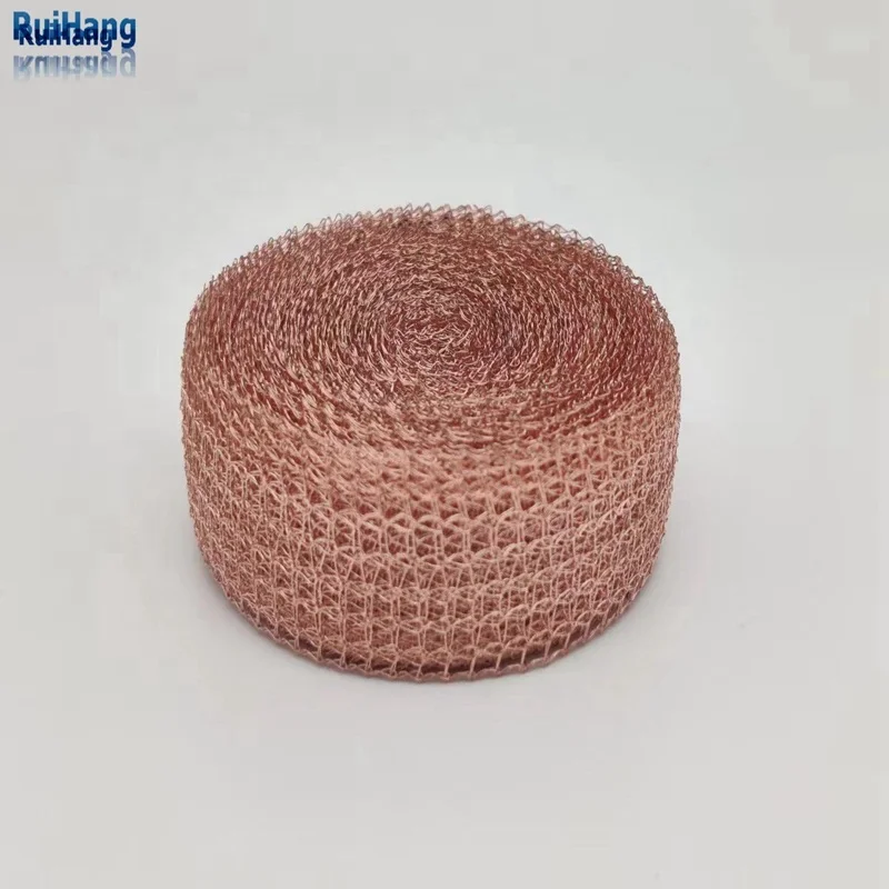 New listing Copper Knitted Mesh with Flatten and Ginning Type