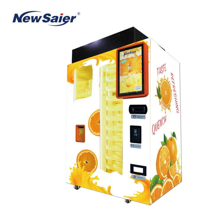 automatic orange juice vending machine