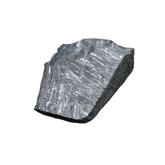 Wholesale Rare Natural Antimony Ingot White Color Ore Crystal Cluster Irregular Rough Mineral Ore Specimen Stone Collection