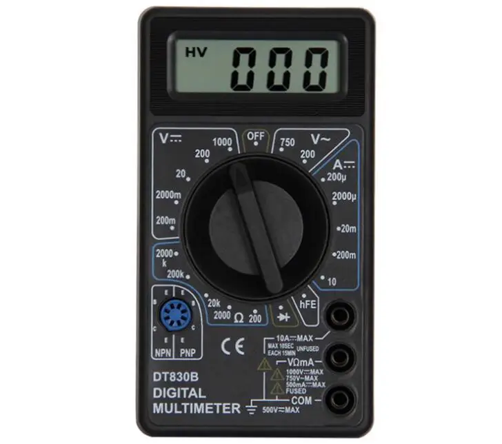 DT-830B pocket-size multimeter digital