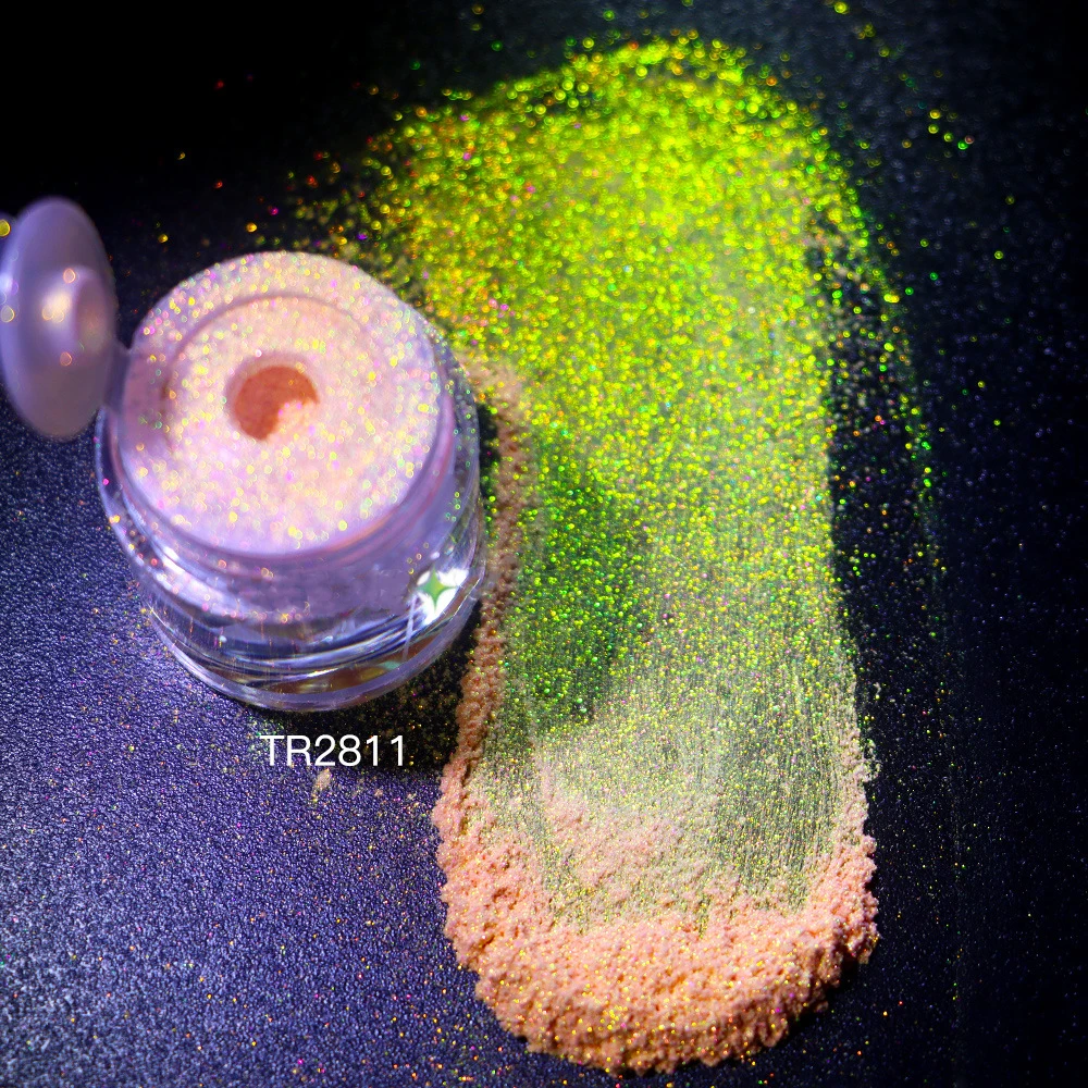 Custom Duochrome eyeshadow loose powder neon nail multichrome Highly Pigment Customized Private Logo