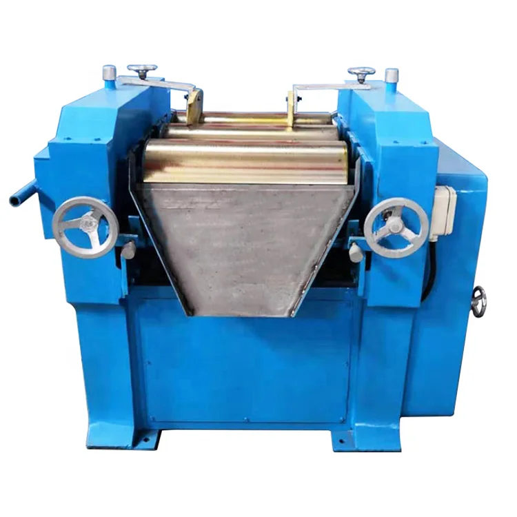 Hydraulic manual excellent exact 50 ointment mill used nano paint printing ink three roll mill machine