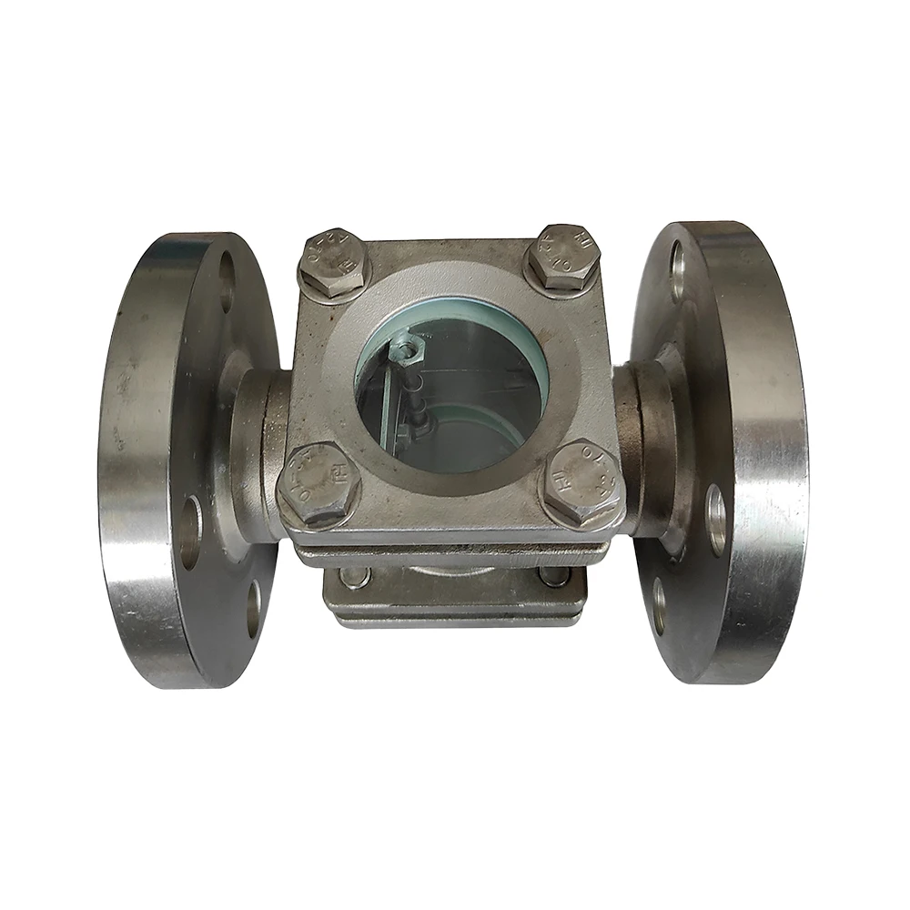 factory hot sale  Double Window ASME (Class 150/300/600#)  Visual Sight Flow Indicators for Water Systems