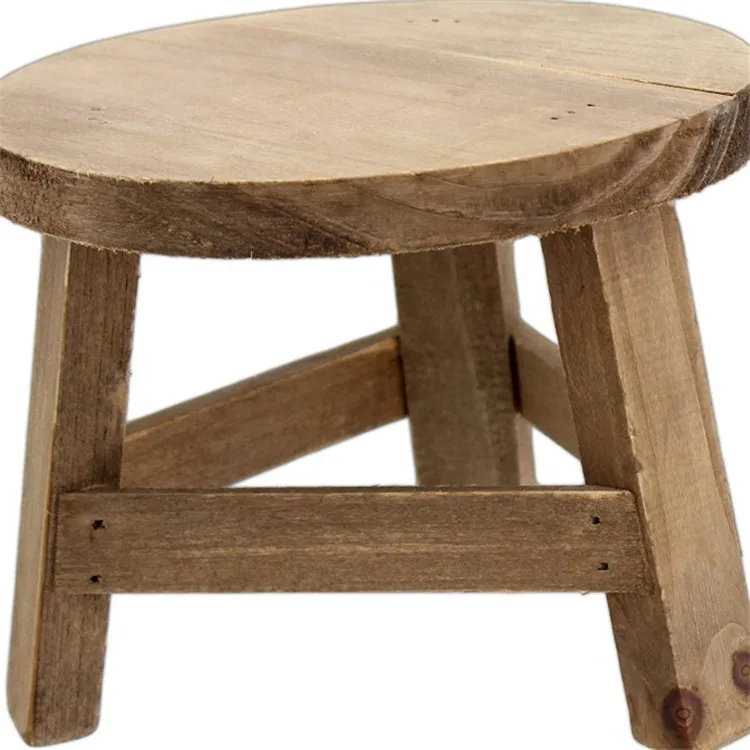 Decoration home restaurant Versatile lightweight durable wooden bar stools with backs