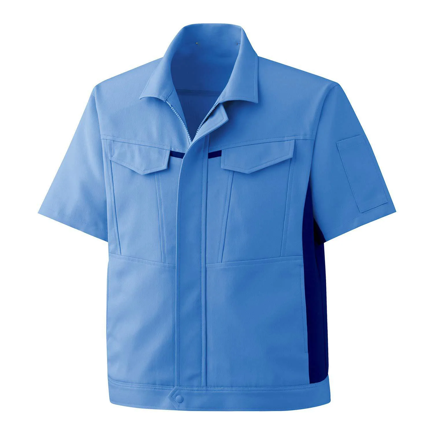 Wholesale Industrial Factory Worker Welding Work Suit Mechanic Worker Uniform Short sleeve overalls