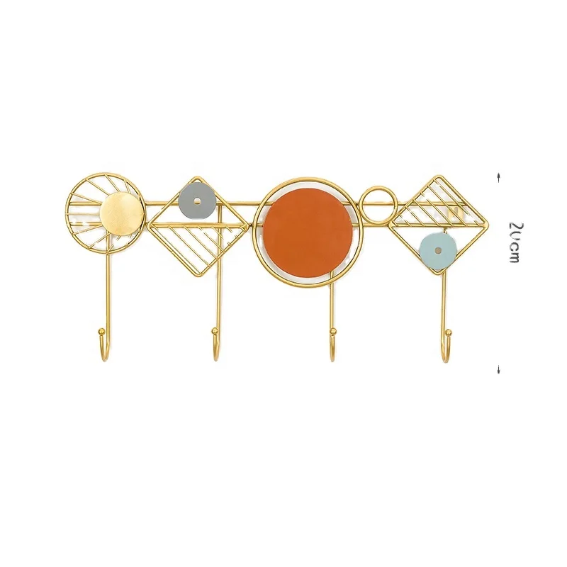 Factory Manufacture Hooks Coat Wall Robe Metal Clothing Vintage Towel Hanger Coat Diamond shaped circle Hanger Cloth Hook