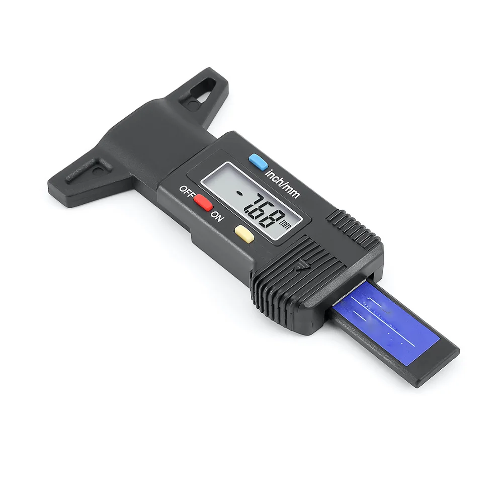
Auto Repair Tool Car tire tread depth gauge Tester Brake Shoe Pad Car Tire measurer Digital Tester tool 