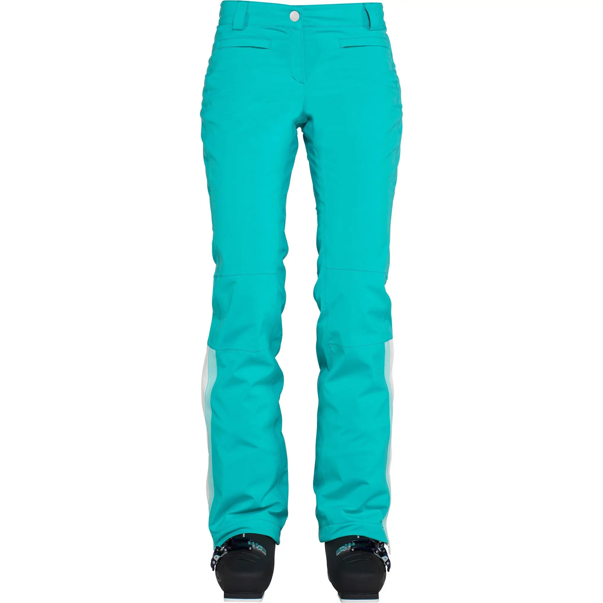 
China Factory Hot Sale European American Plus Size Seamless Taped Skinny Fit Winter Waterproof Windproof Ski Pants For Womens 