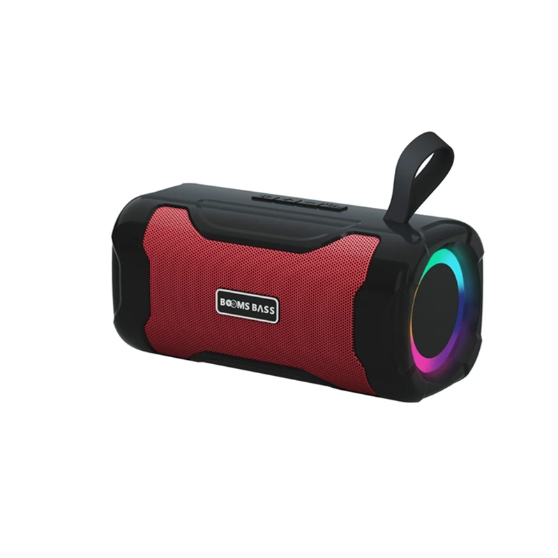 Bt Wireless Dual 4 Inch Blue Tooth Speaker,Bt Big Woofer Colorful Portable Desktop Speaker,Bt Decorated Led Light Speaker