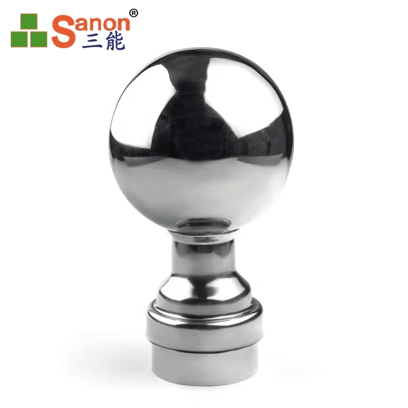 201 304 316 mirror polished stainless steel handrail ball for Stair handrail 50mm