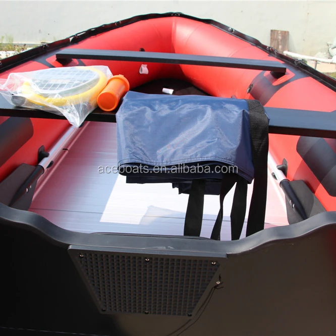 Factory 3.8m 4.2m 4.8m 5m Aluminum Bottom Floor Mariner Portable Inflatable Boat with Zodiac Style