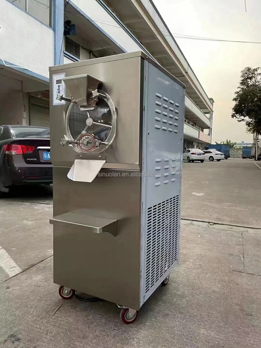 Hard Ice Cream Machine Gelato Batch Freezer Commercial