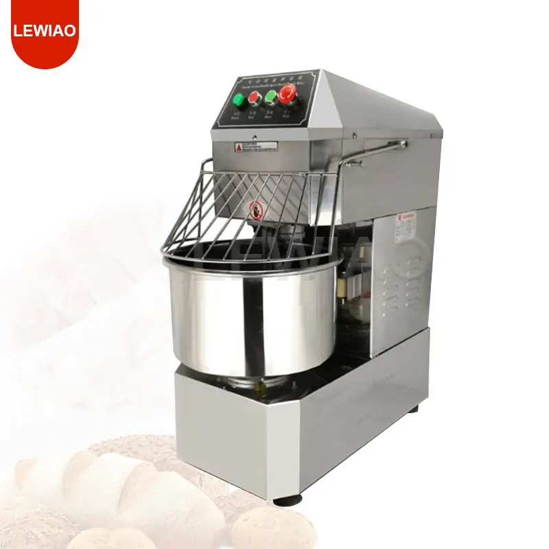 Manufacturer Bakery Mixing Machine Electric Mixer Spiral Dough Kneading Mixer