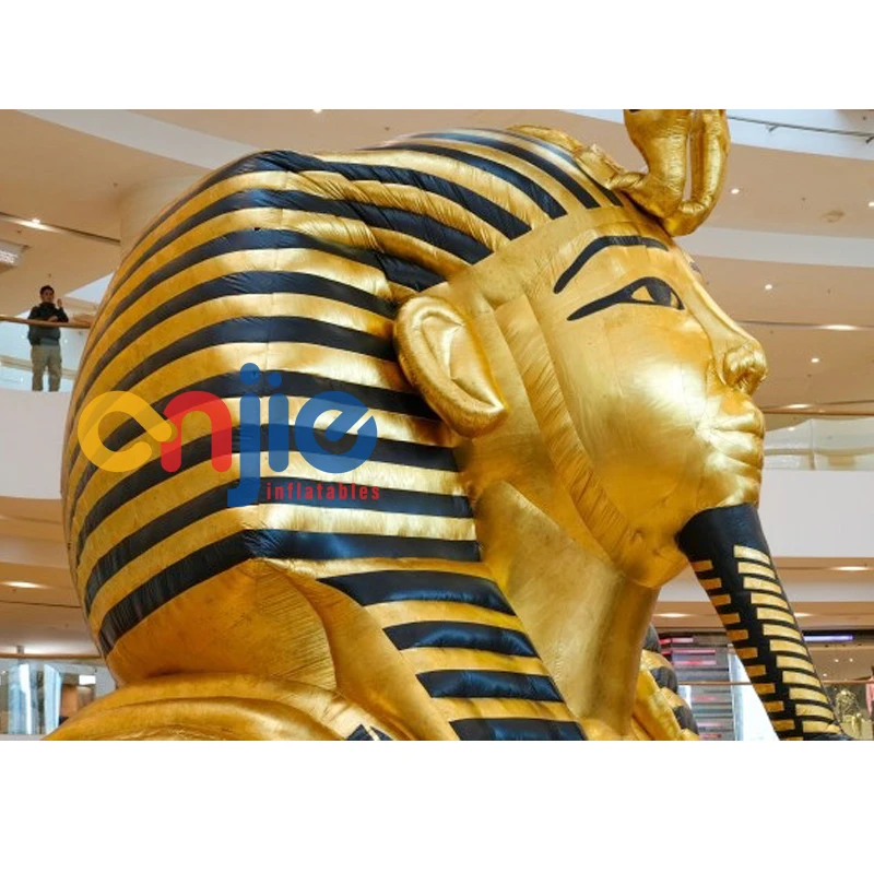 Высококачественная надувная Рекламная модель-надувной Золотой Сфинкс Tutankhamun