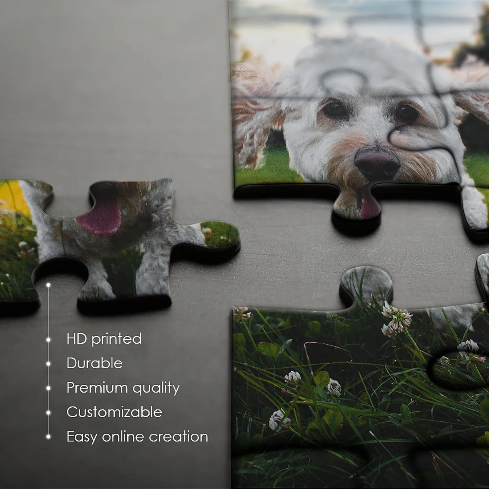 Dropshipping Create Your Own Cardboard Photo Puzzle Personalized Custom Photo Paper Jigsaw Puzzle for Holiday Birthday Gift