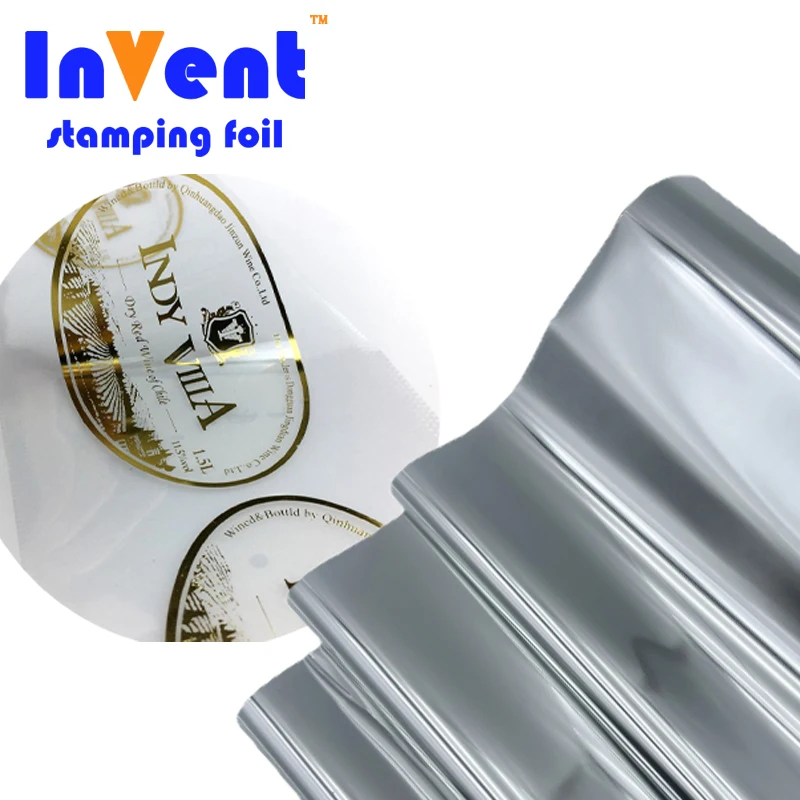 Good Quality Holographic DIY silver  Cold Foil Stamping For Flexo Printing For Label