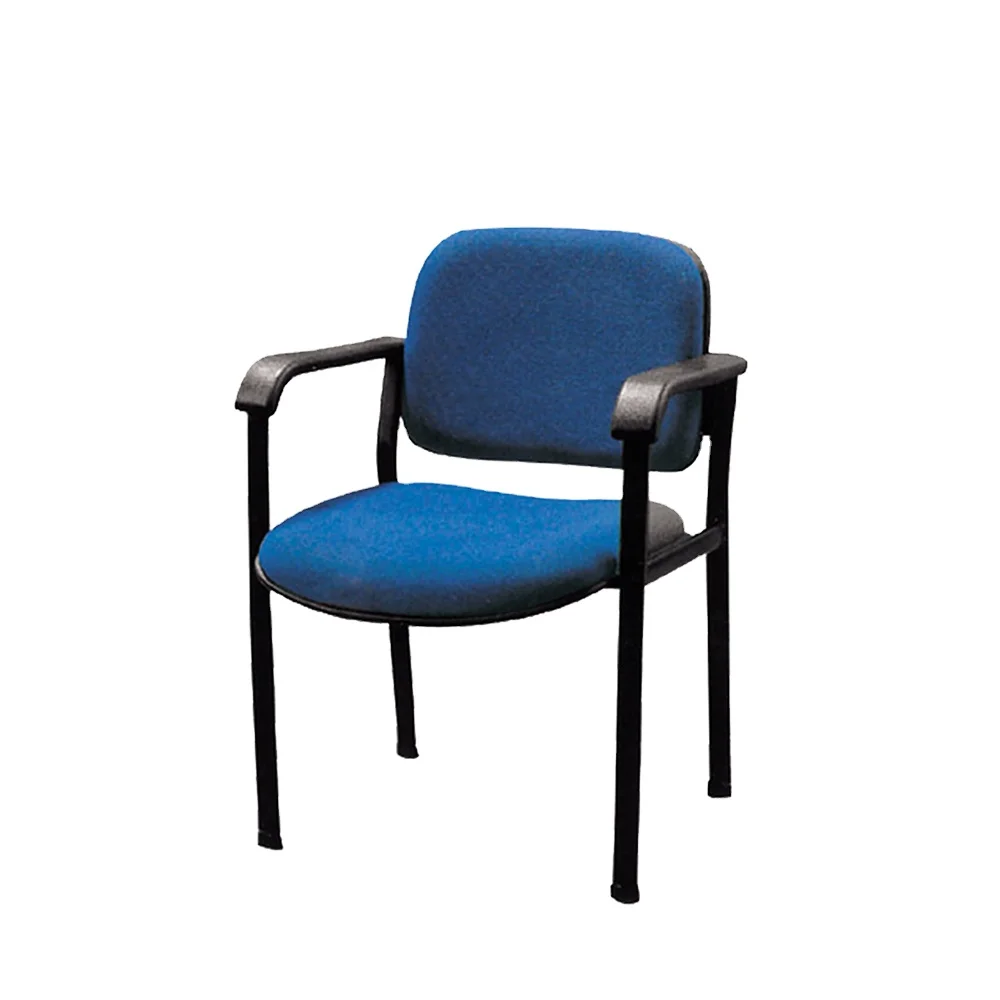 minimalist affordable mid back fixed office ergonomic conference chair without wheels