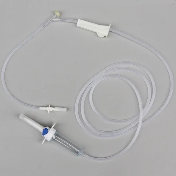 
Y site IV infusion set with L size dirp chamber 