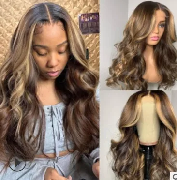 High Quality Wholesale  human lsy new times donor wet and waves hair hair wigs 200 density With Lowest Price