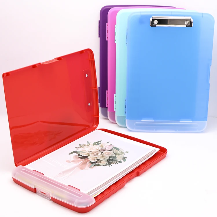Foldable Nursing Clipboard Store Stationery Document Notebook Portable File Pockets Anatomy Clipboards Lever Arch File Clipboard