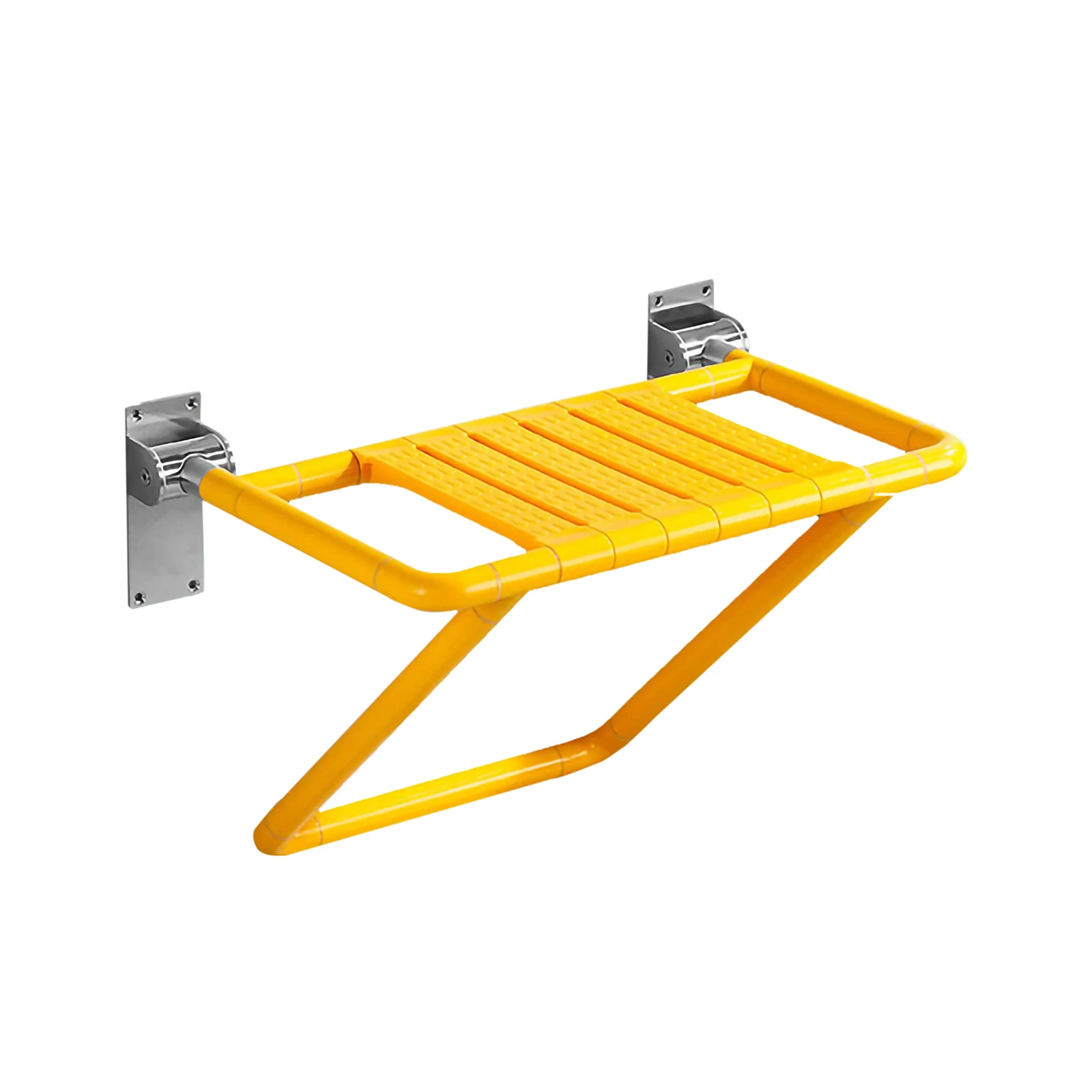 Double U with legs support bathroom folding stool for the elderly and disabled bath wall hanging seat