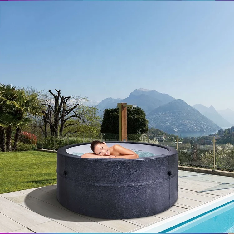 New Design 4-6 people hot spring pool inflatable hot tub spa swimming pool for kids