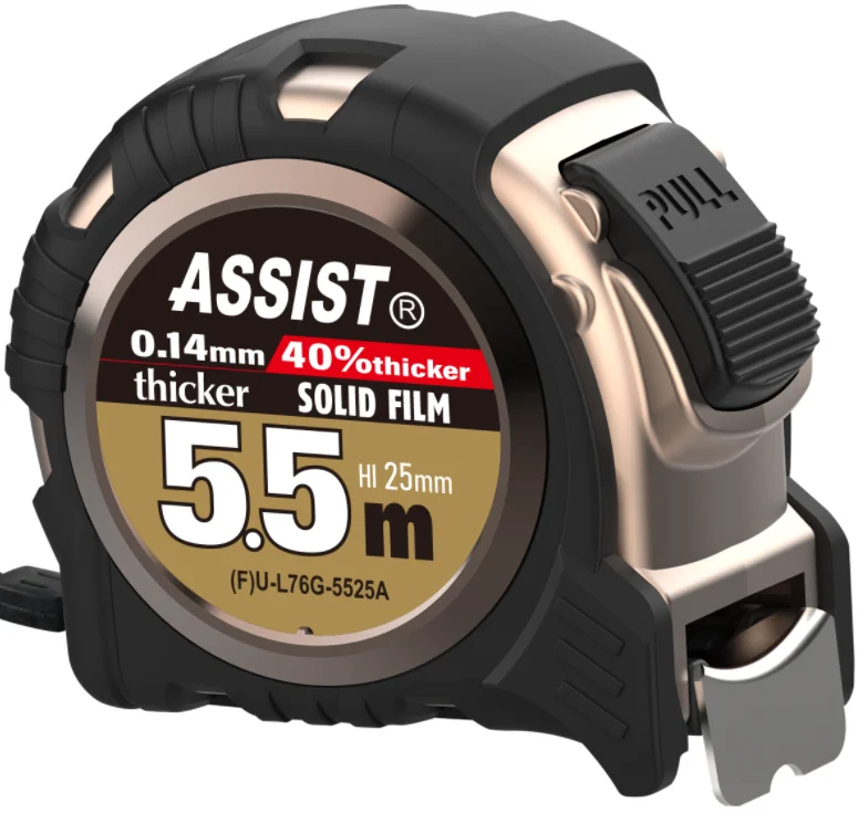 Professional High Quality  Auto Lock Customized 3m/5m/7.5m/8m/10m ABS and UV Rubber case Tape Measure with Nylon Tape