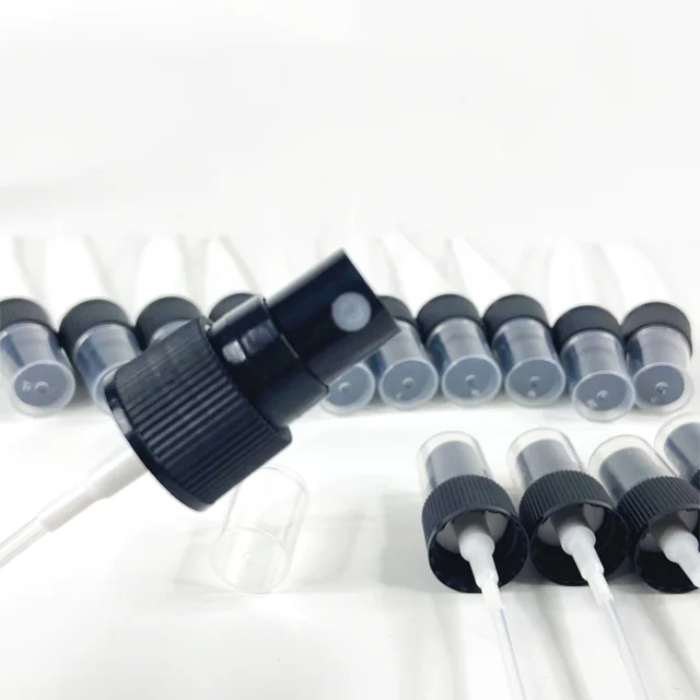 20/410 24/410 Black White Mist Sprayer Automized Perfume PP Plastic Mist Pump Sprayer