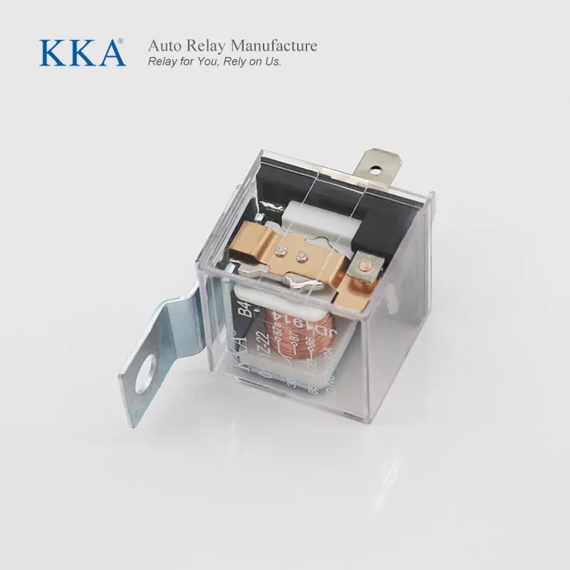 KKA-B4 30A/40A Universal Automotive Relay 12V 5pin, Transparent Cover for Car Truck Motor Boat Fan, JD1914 Car Relay