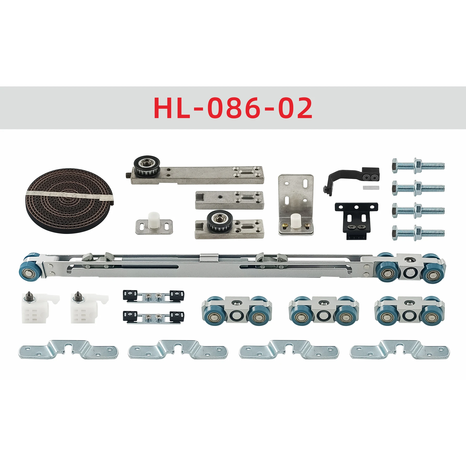 3+1 Tracks Linkage Control Sliding Doors Contact Switch Synchronized Aluminium Sliding Door
