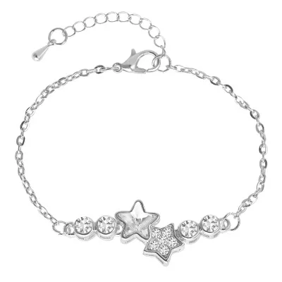Wholesale Fashion Bracelet Cubic Zirconia Star Bracelet 2019 Gold Charm Pendant  Bracelet In Bulk