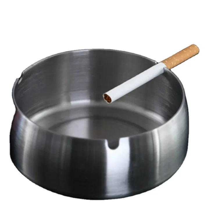
Wholesale new colorful round windproof bar ashtray stainless steel cigar ashtray 