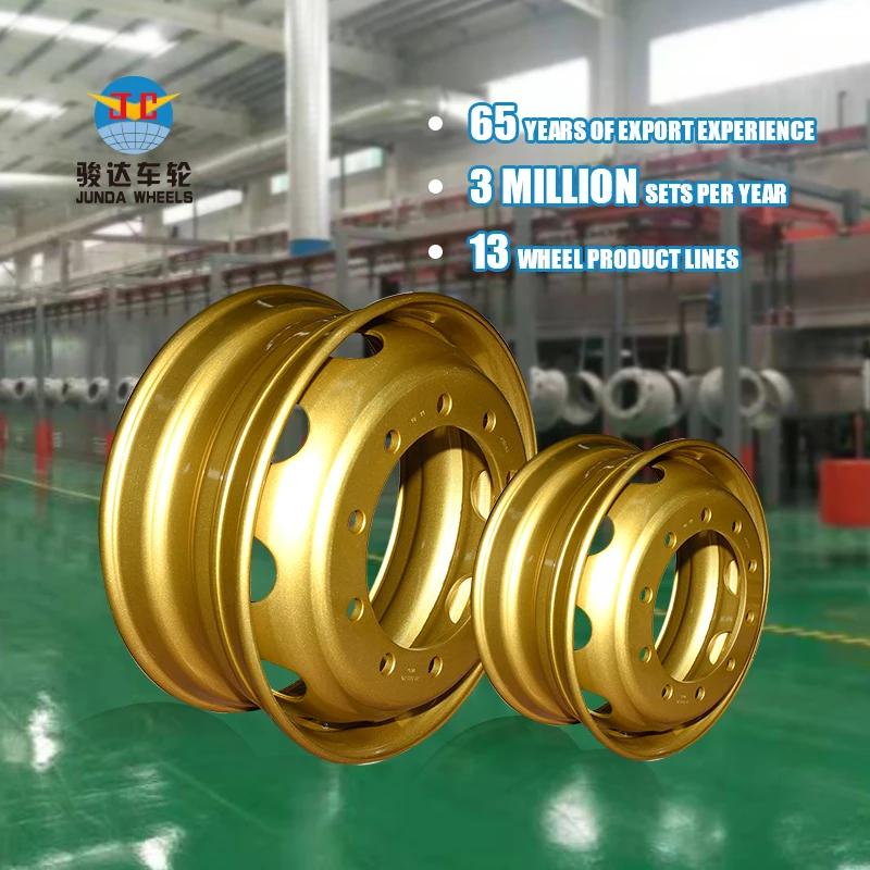 Ankai Bus 11R22.5 tyre &steel wheel rim 22.5x8.25 aluminium truck wheels