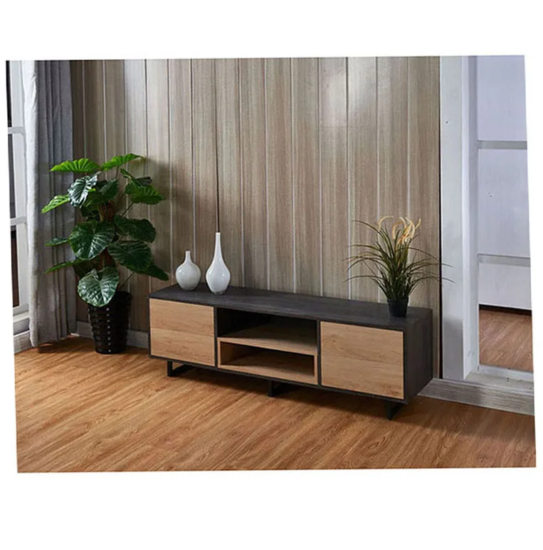 Подставка для телевизора мебель гостиной серого цвета подержанные элементы современный шкаф домашний настенный развлекательный блок черный