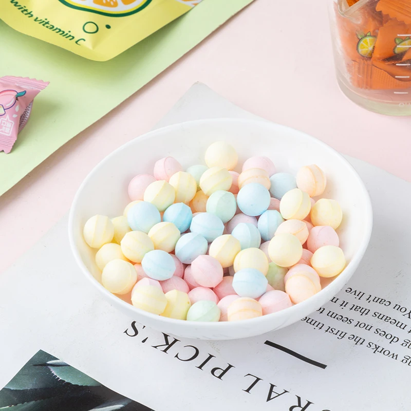 Hot selling fresh breath sugar free vitamin C lemon candy fruit press candy  mint candy vitamin c buccal tablets