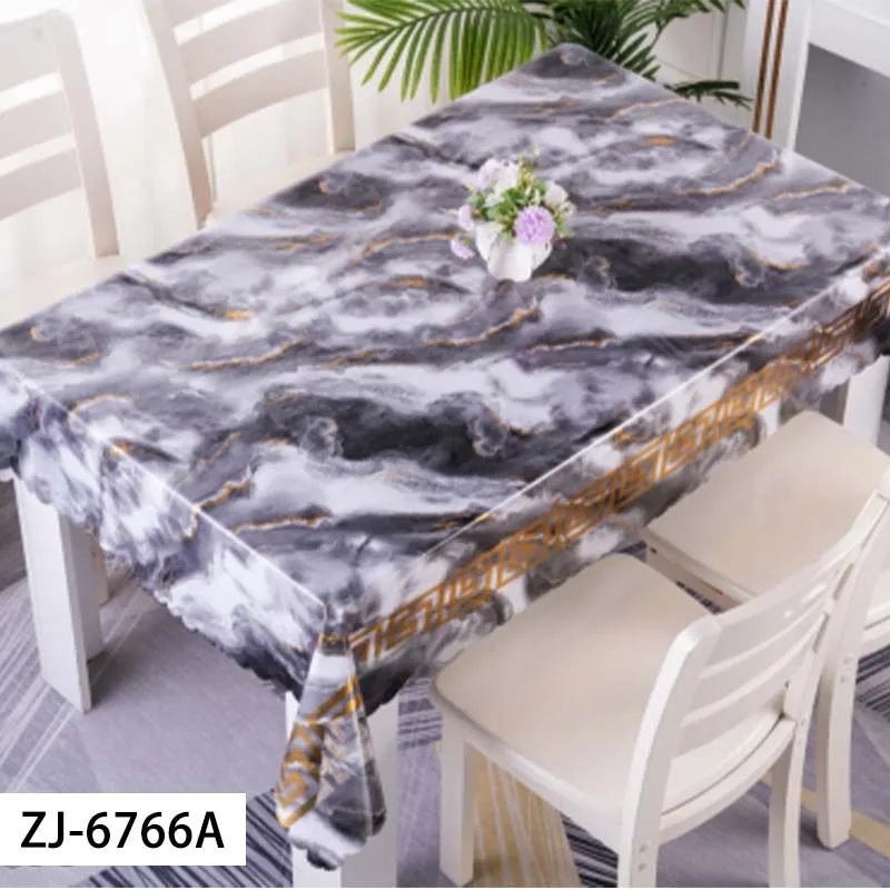 Eco-Friendly PVC Tablecloth with Superior Waterproof and Oil-Resistant Properties for Everyday Use and Easy Maintenance
